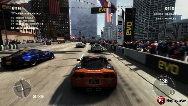 GRID 2 "Camera Height, FX, Chase Lag &amp; Roll Mod 1.1"