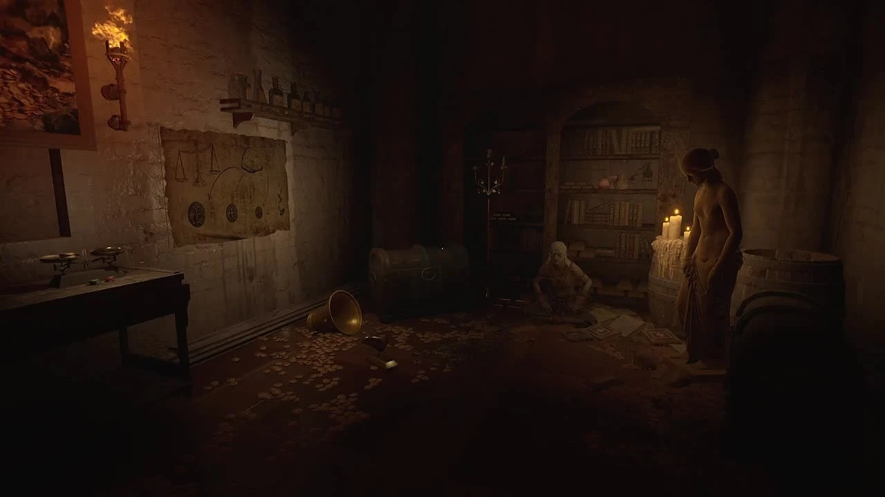 Реакция NPC на действия персонажа в "Храме Зеленой Луны"