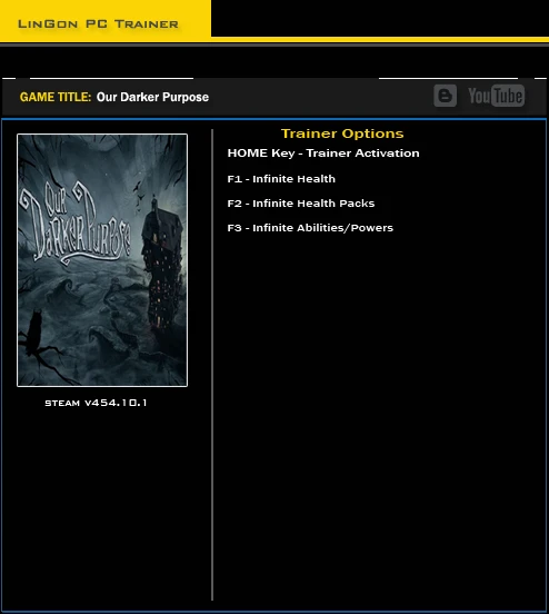 Our Darker Purpose: Трейнер/Trainer (+3) [454.10.1] {LinGon}