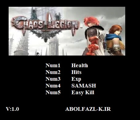 Chaos Legion: Трейнер/Trainer (+5) [1.0] {Abolfazl.k}