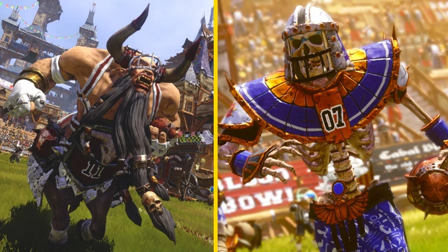 Гномы Хаоса и Кхемри в Blood Bowl 2