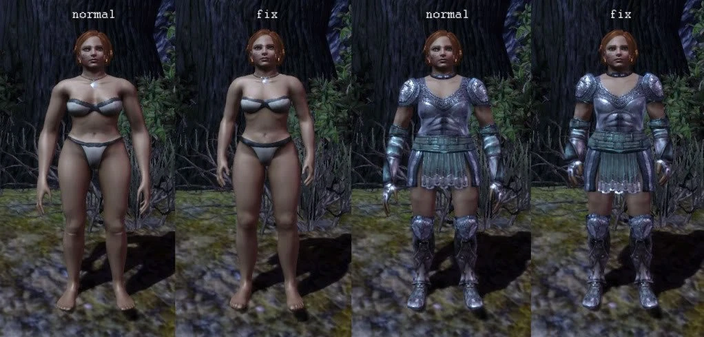 Dragon Age: Origins "Изменение пропорций тела гномок"