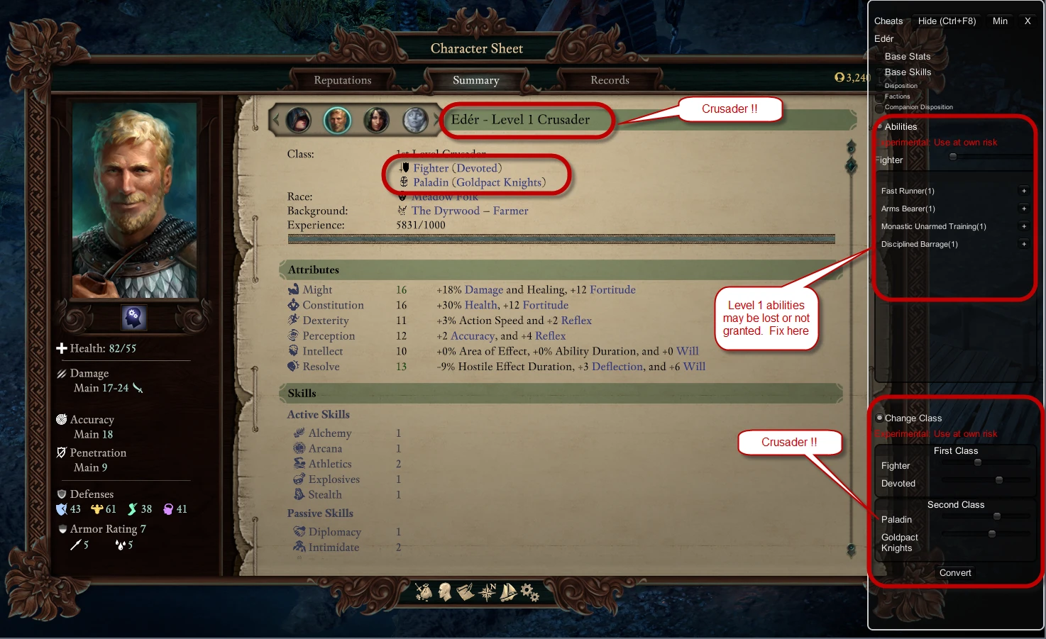 Pillars of Eternity 2: Deadfire: Чит-Мод/Cheat-Mode (Чит-Консоль / Unity Console v.0.12)