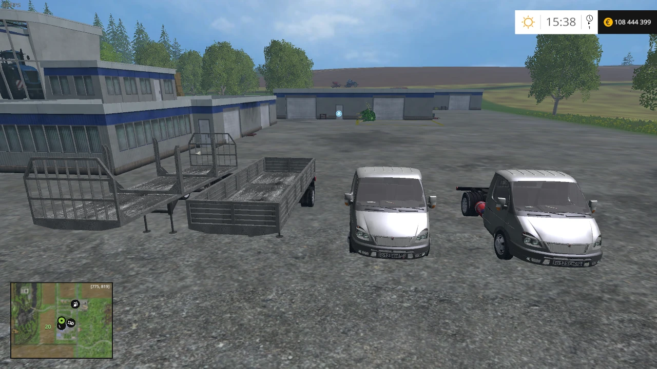 Farming Simulator 15 "Газель и прицепы"