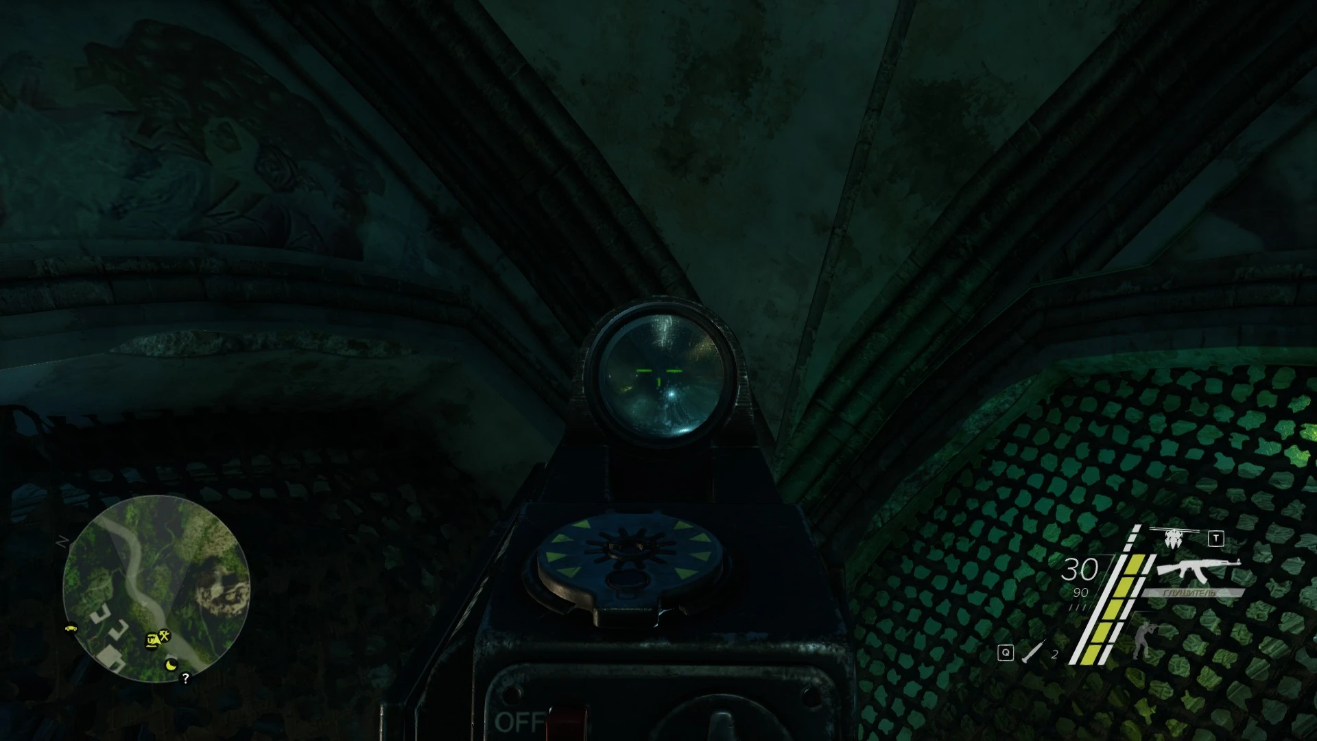 Sniper: Ghost Warrior 3 "Зелёный цвет точек коллиматоров / Collimator Green Dot"