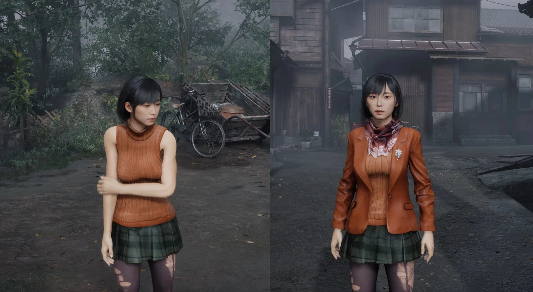 Silent Hill f "Наряд Эшли Грэм с рваными колготками"