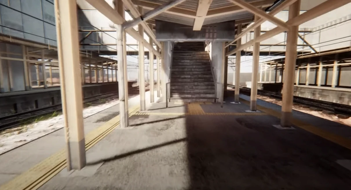 Мегареалистичный железнодорожный вокзал на движке Unreal Engine 5, был воссоздан в Dreams