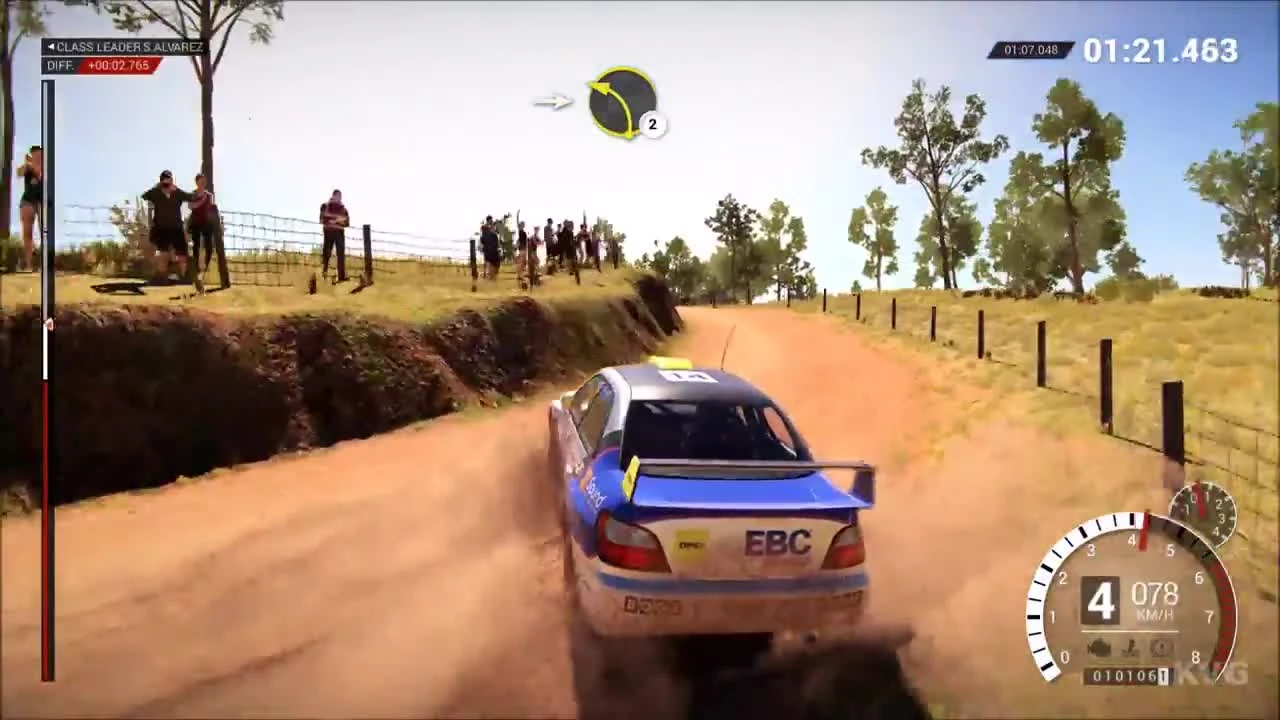 DiRT 4 - Subaru Impreza 2001 Геймплей (ПК HD)