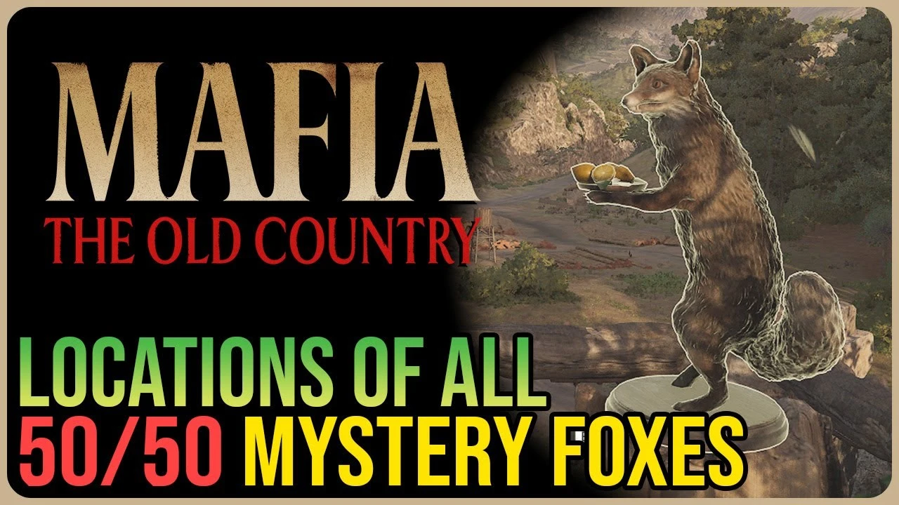 Охота на лис: Все загадочные лисицы в Mafia: The Old Country