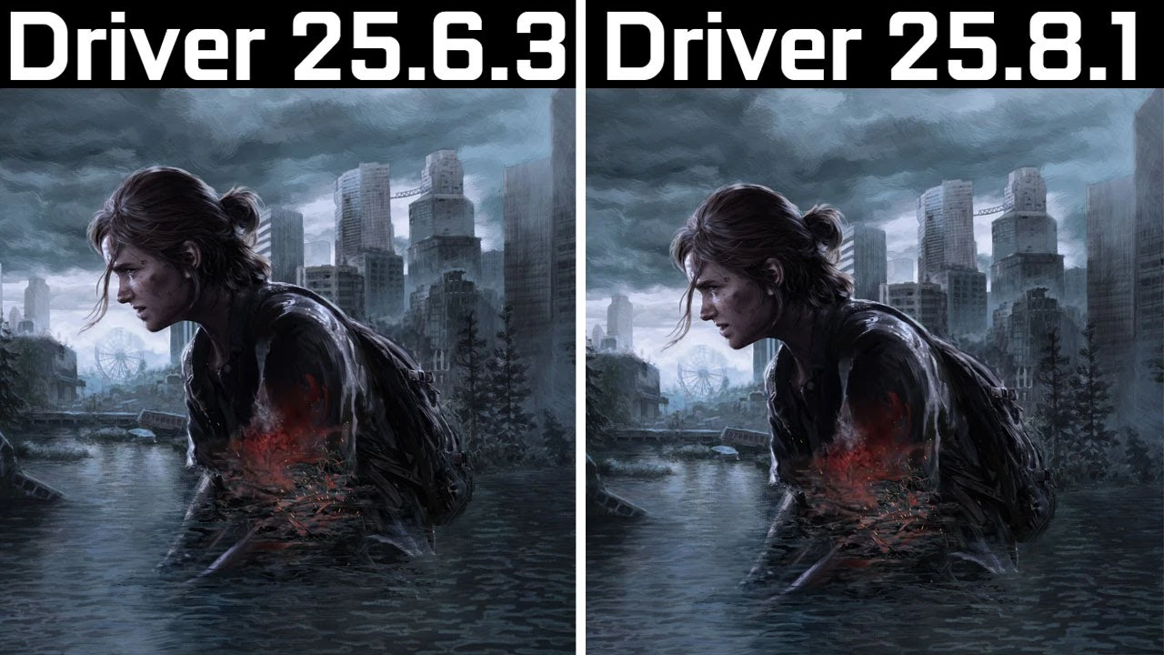 AMD 25.6.3 vs 25.8.1: Производительность драйверов в требовательных играх