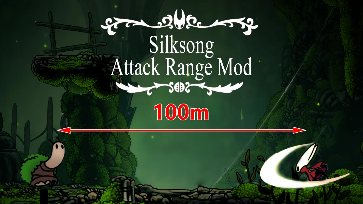 Hollow Knight: Silksong "Чит-Мод - Мод на дальность атаки" [1.1.1] {MorniaOwO}