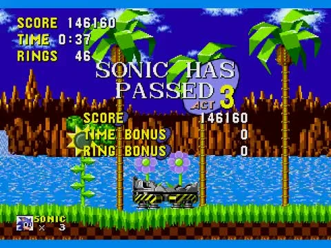 Скоростное прохождение игры - Sonic The Hedgehog (13:03) (с использованием багов в игре)