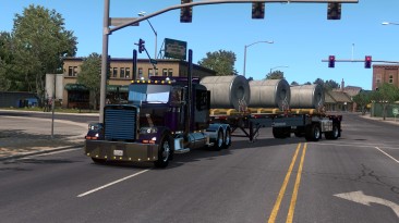 American Truck Simulator "Прицеп Benson Flatbed в собственность"