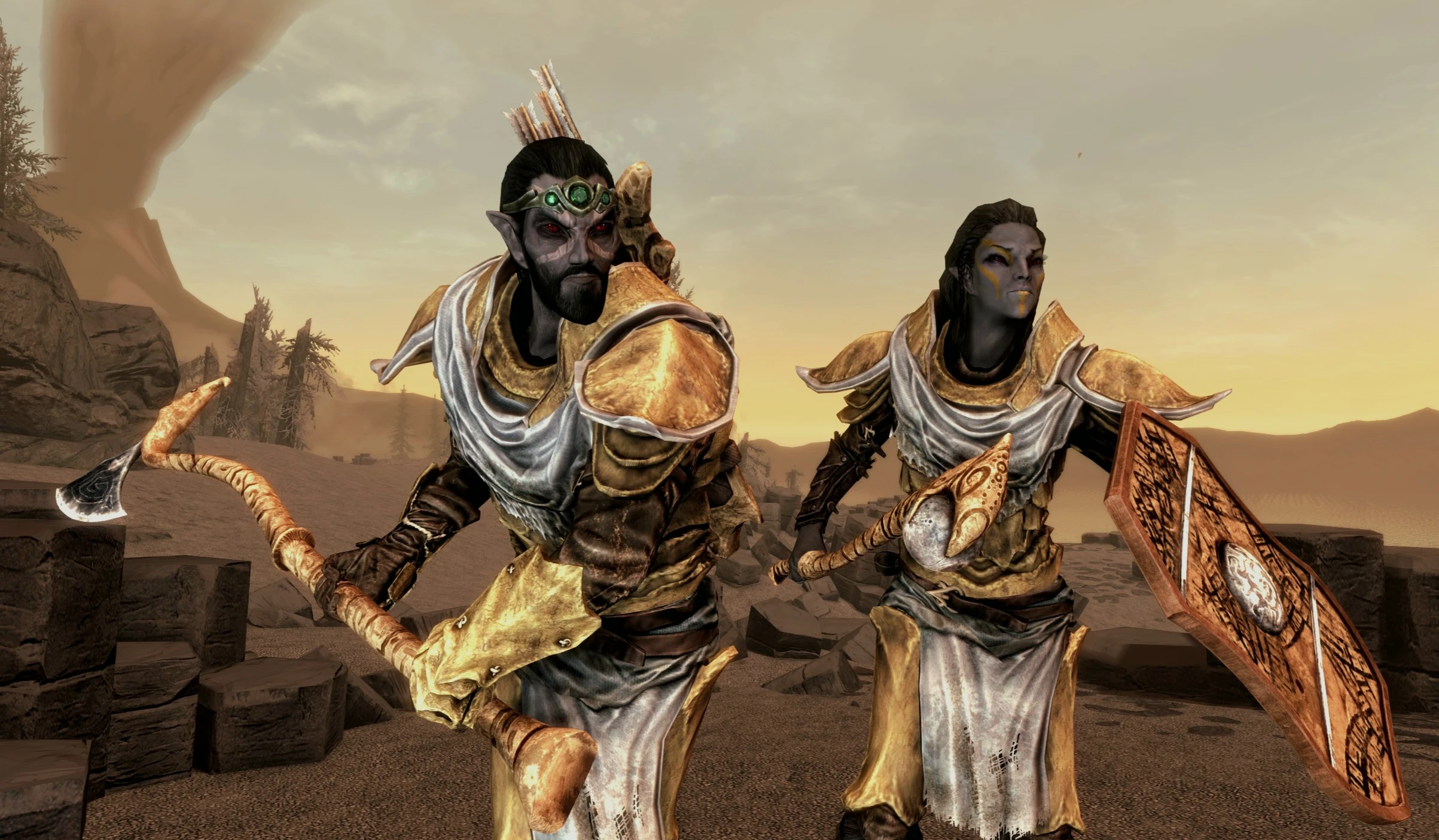 Skyrim SE-AE "Набор костяного оружия"