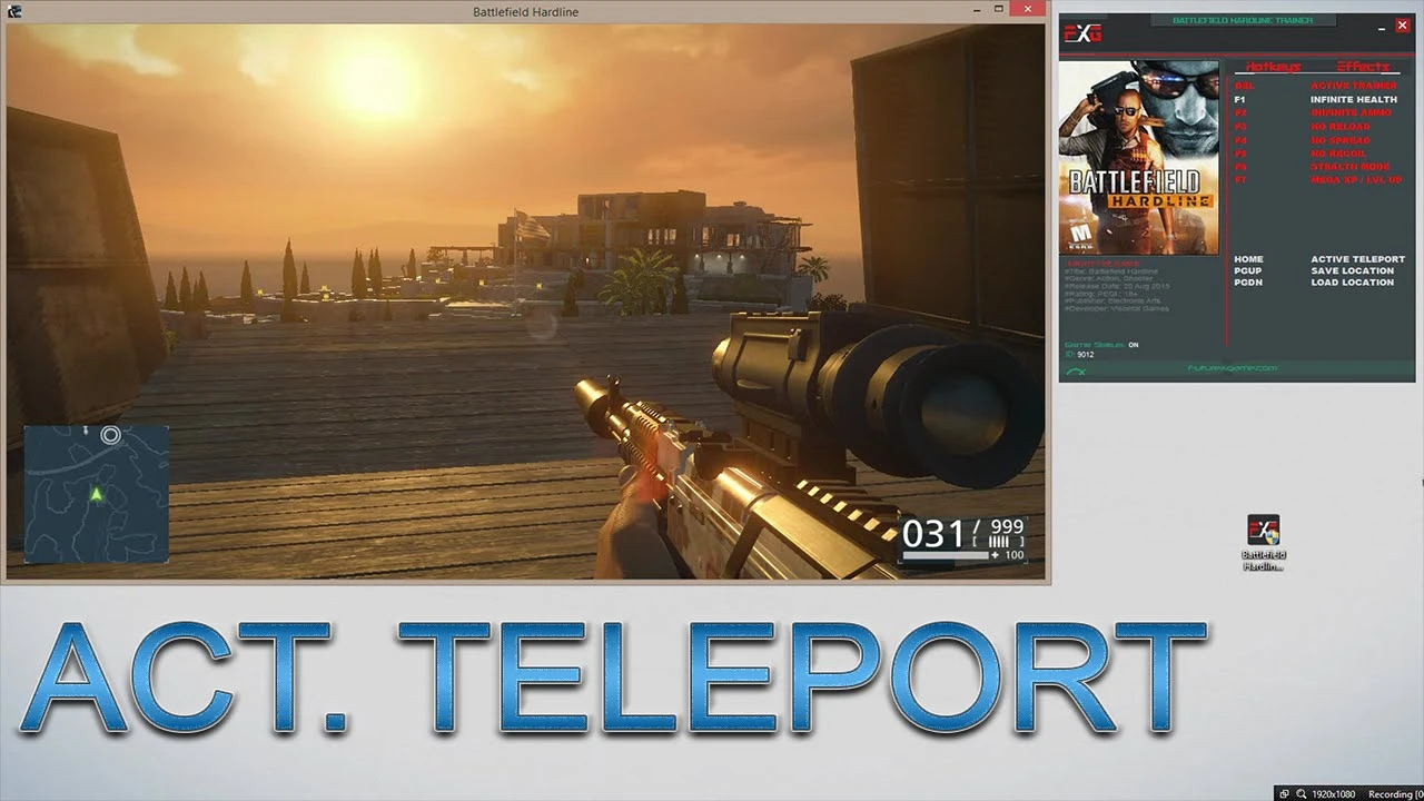 Battlefield: Hardline: Трейнер/Trainer (+8) [2.0] {FutureX}