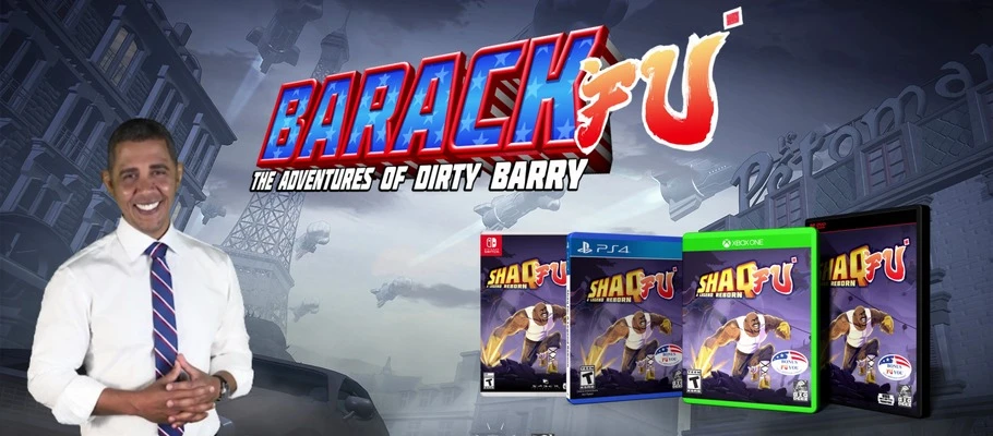 Купившие коробочную версию Shaq Fu: A Legend Reborn получат бесплатно игру про Обаму - Barack Fu