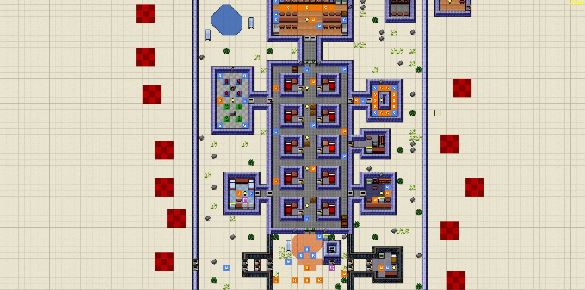 The Escapists "Карта - summer gulag"