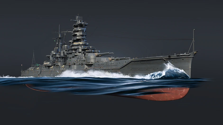 Линкор Kong приходит в War Thunder