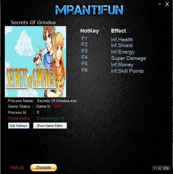 Secrets Of Grindea: Трейнер/Trainer (+6) [0.800b] {MrAntiFun}
