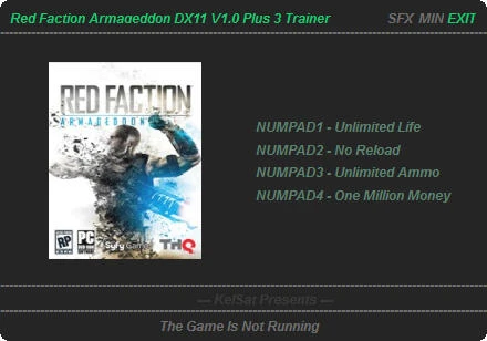 Red Faction - Armageddon: Трейнер (+3) [1.0 - DX9 & DX11] {KelSat}