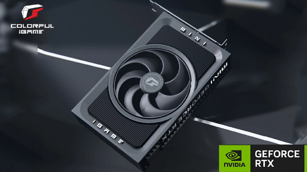 Colorful выпустила видеокарты iGame Mini RTX 5070 и RTX 5060 Ti с одновентиляторным кулером и длиной всего 180 мм