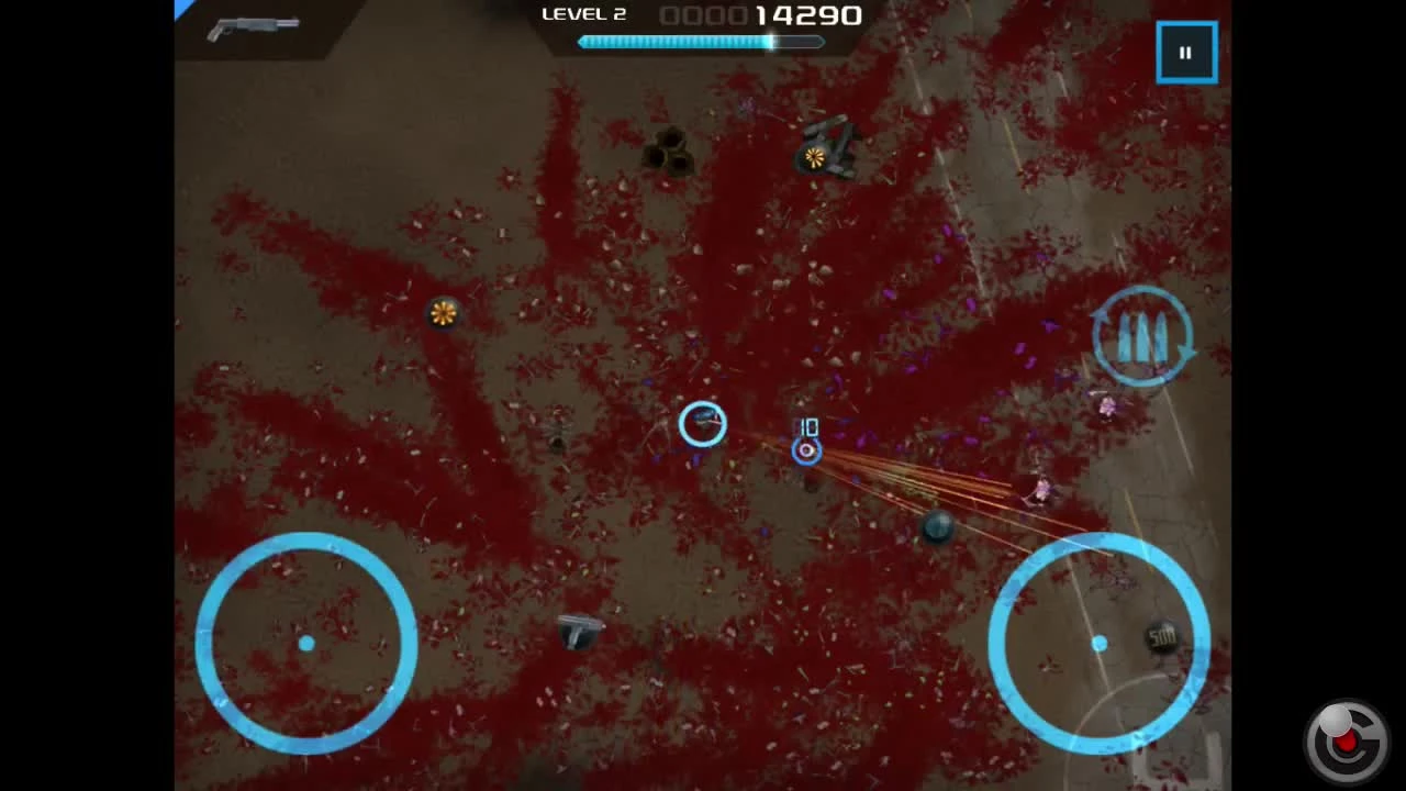 Crimsonland HD "iPhoneiPod TouchiPad - Геймплей"