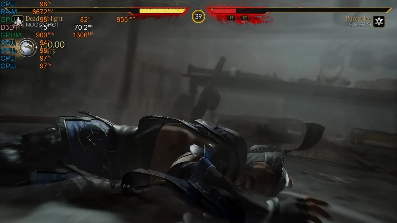 Mortal Kombat 11 на слабом ноутбуке