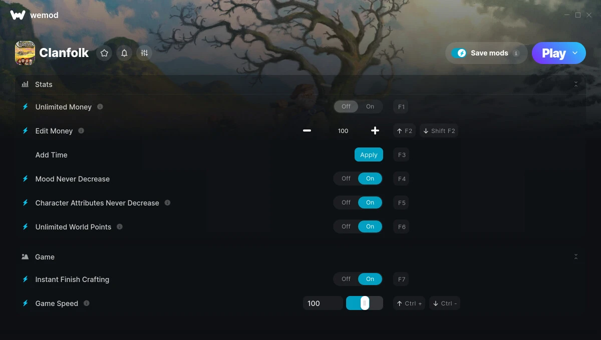 Clanfolk "Трейнер +8" [UPD: 20.03.2025] {ColonelRVH / WeMod}