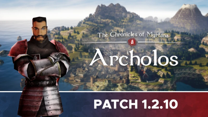 Вышло небольшое обновление 1.2.10 для "Хроники Миртаны: Архолос"
