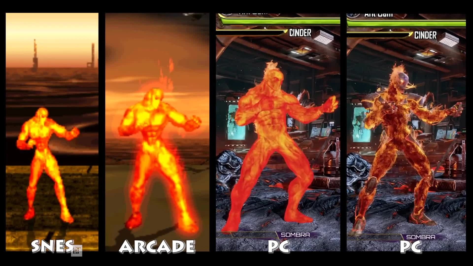 Killer Instinct - Эволюция Графики CINDER 1994-2016