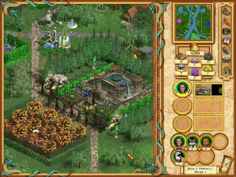 Heroes of Might and Magic 4 "Сценарий - Лесная история"