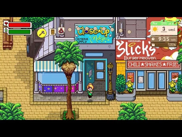 Один из разработчиков Stardew Valley представил свой уютный симулятор жизни - Sunkissed City
