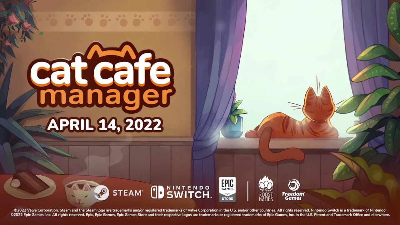 Очаровательный симулятор управления рестораном Cat Cafe Manager выйдет на ПК и Nintendo Switch в апреле