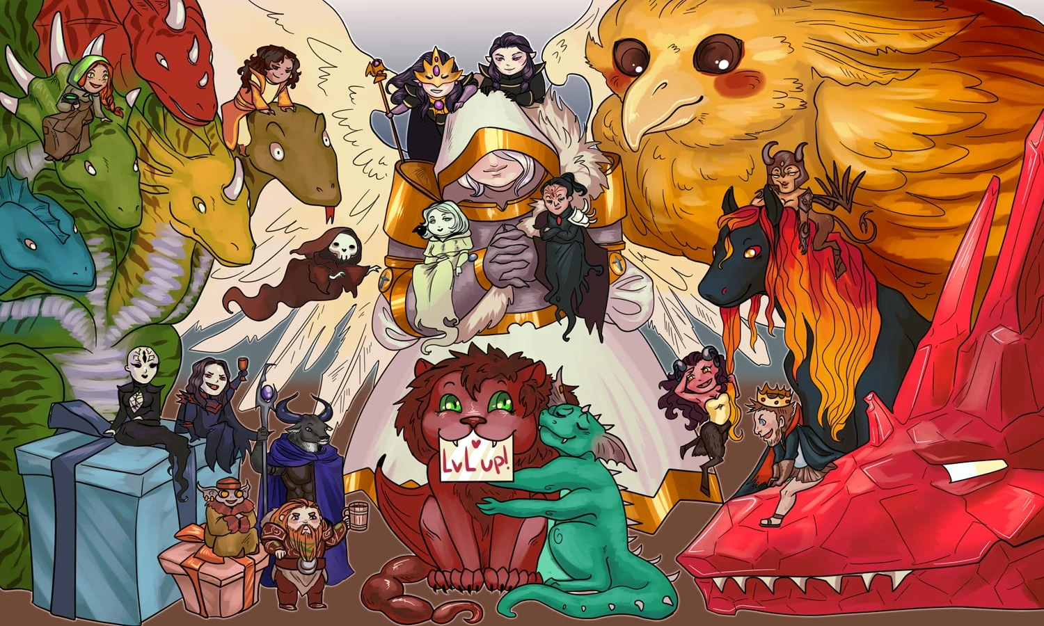 Сбор героев и монстров из разных частей серии