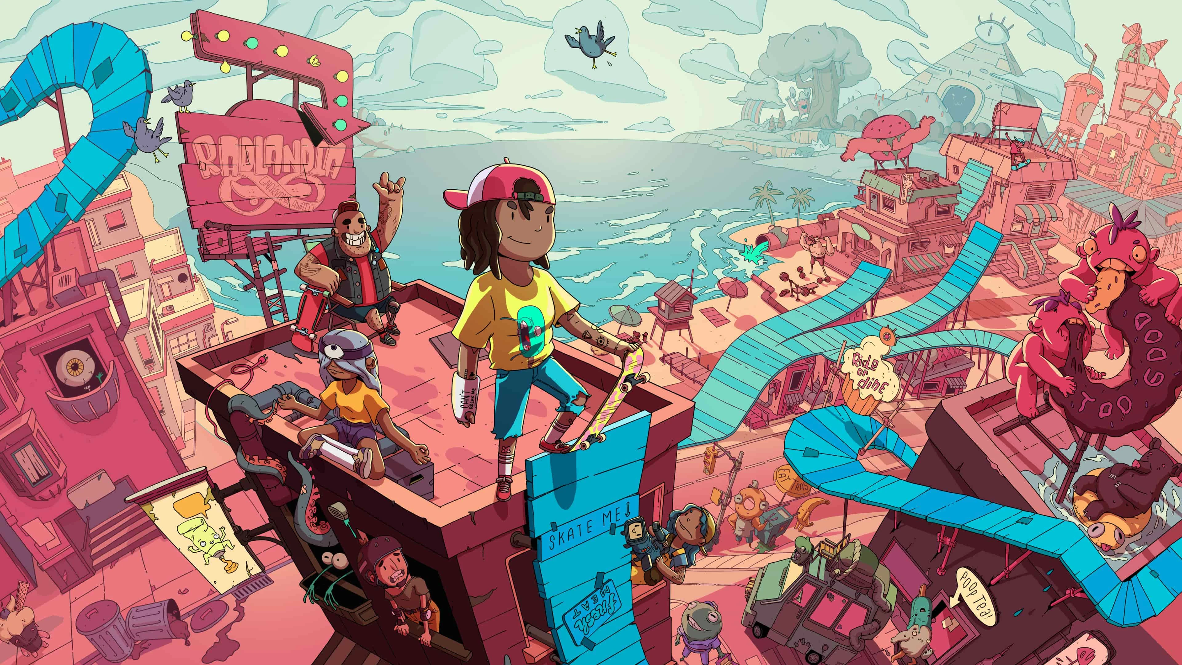 Галерея: обзор нового броского художественного стиля OlliOlli World