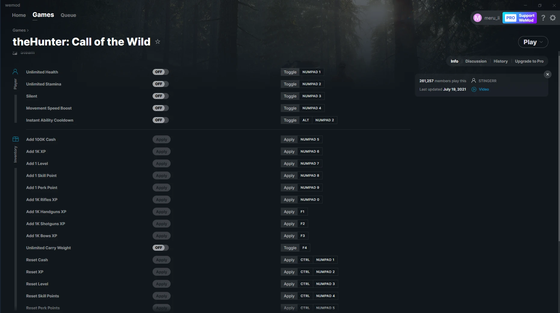 The Hunter: Call of the Wild: Трейнер/Trainer (+26) [July 19, 2021] {STiNGERR / WeMod}