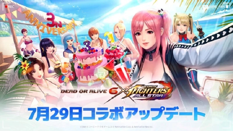 В The King of Fighters Allstar началась коллаборация с Dead or Alive 6