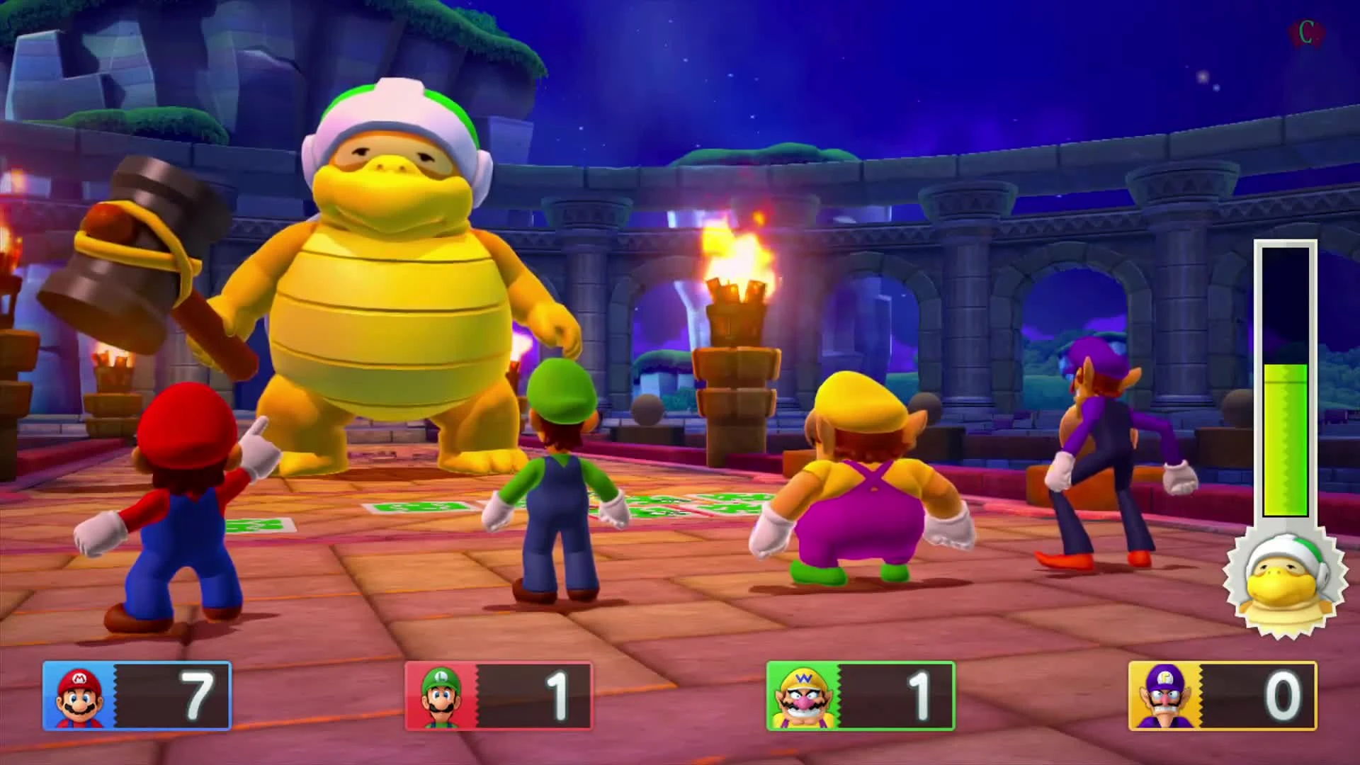 Mario Party 10 "Все битвы с боссами (мини игры)"