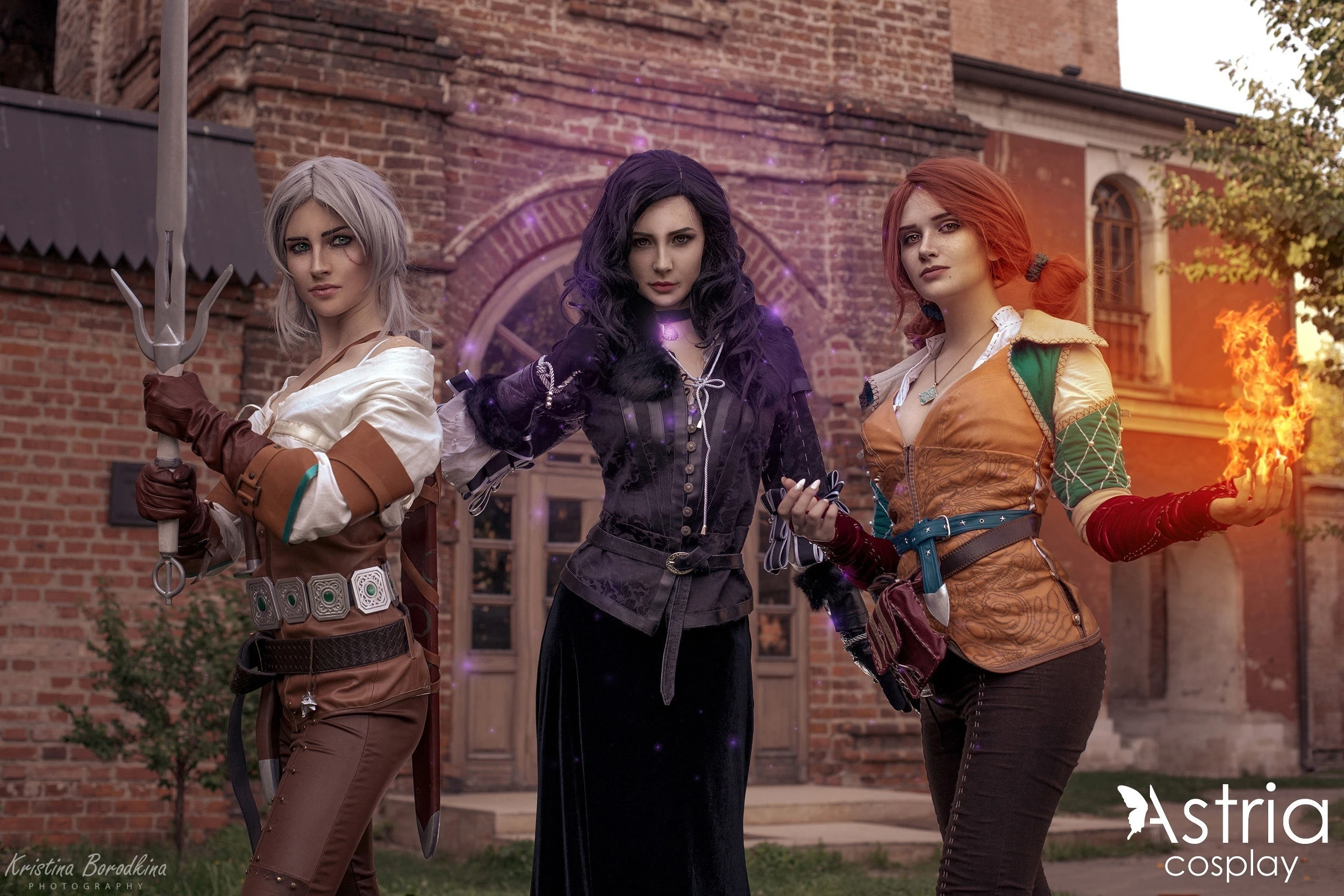 Захватывающий косплей на персонажей из "Ведьмака"