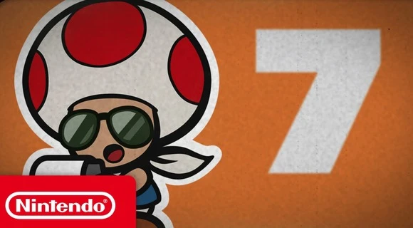 Финальный седьмой эпизод Paper Mario: Color Splash - "Спецотряд V"