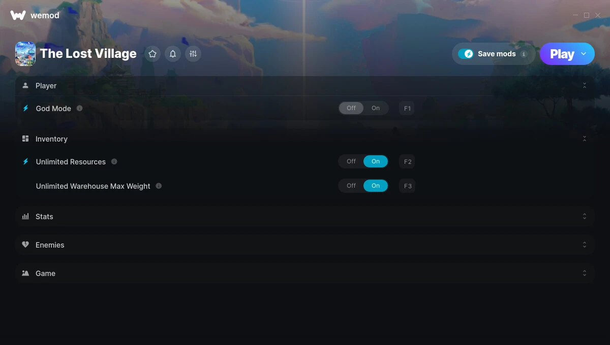 The Lost Village "Трейнер +9" [UPD: 06.05.2025] {ColonelRVH / WeMod}