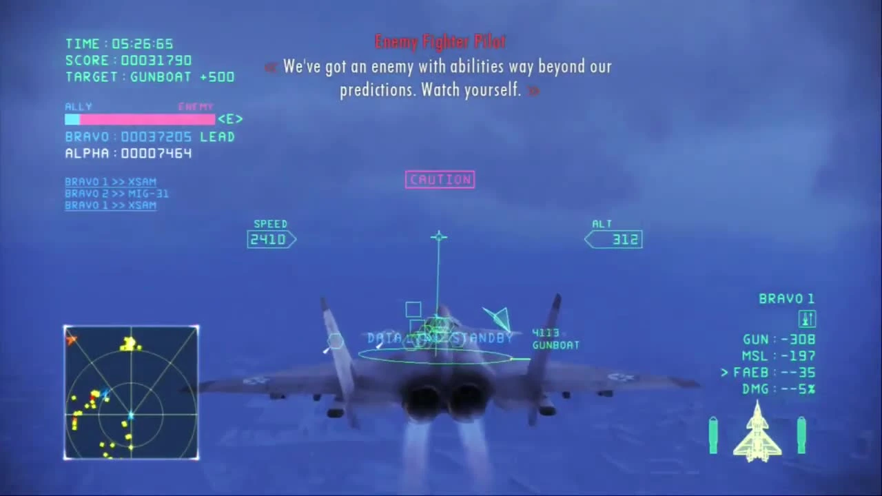 Ace Combat Infinity Hamilton Lv.20