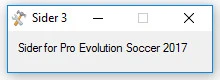 PES 2017 "Sider 3.0.1 by juce and nesa24"