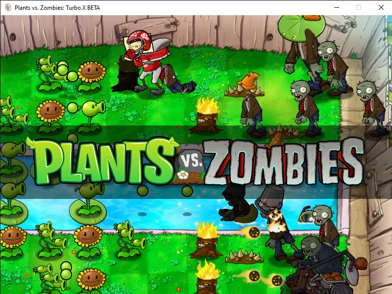 Plants vs. Zombies "Turbo X Mode" [1.35 Бета]