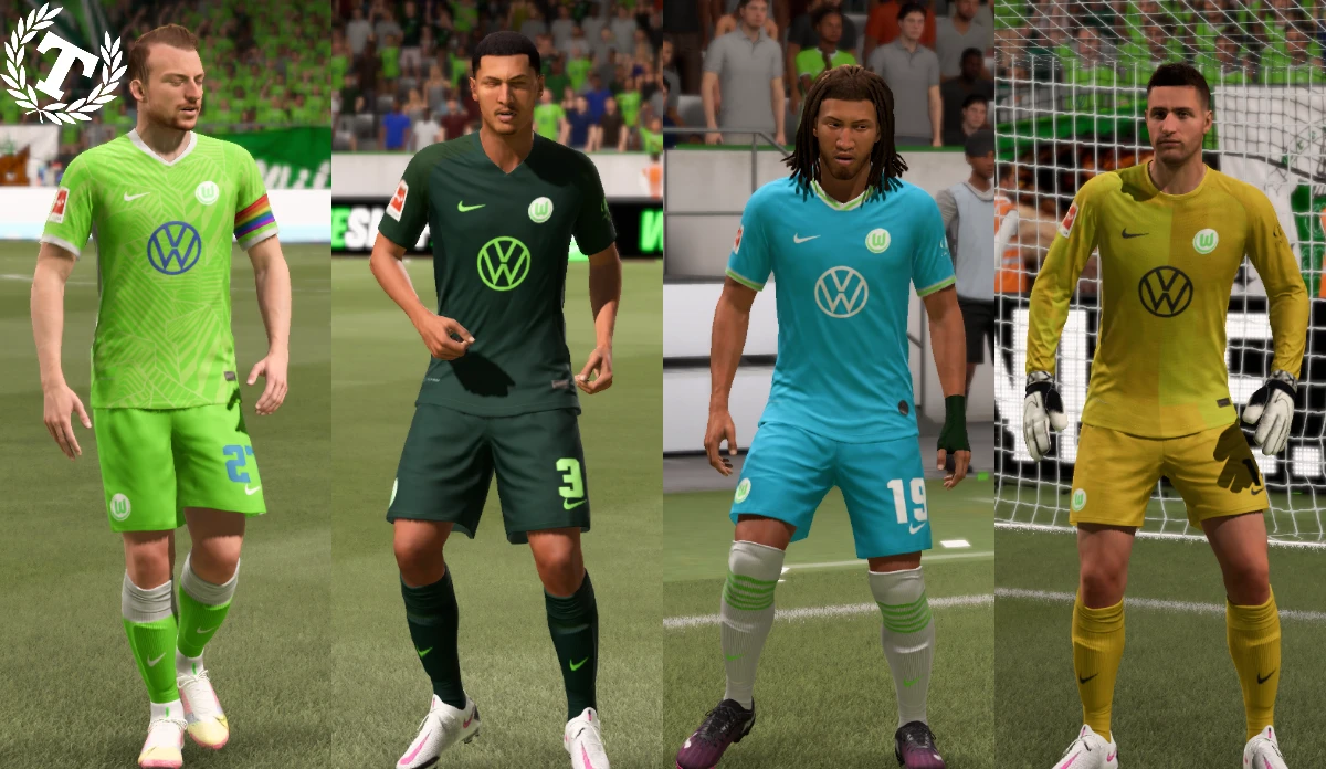FIFA 21 "Комплект форм Вольфсбурга на сезон 21-22"
