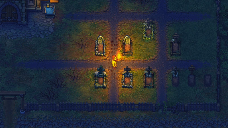Геймплейный трейлер симулятора управления кладбищем Graveyard Keeper