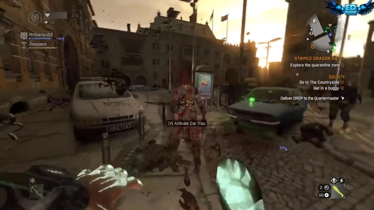 Dying Light (Совместное Прохождение Ночного режима с Элементами золотого оружия) # 2