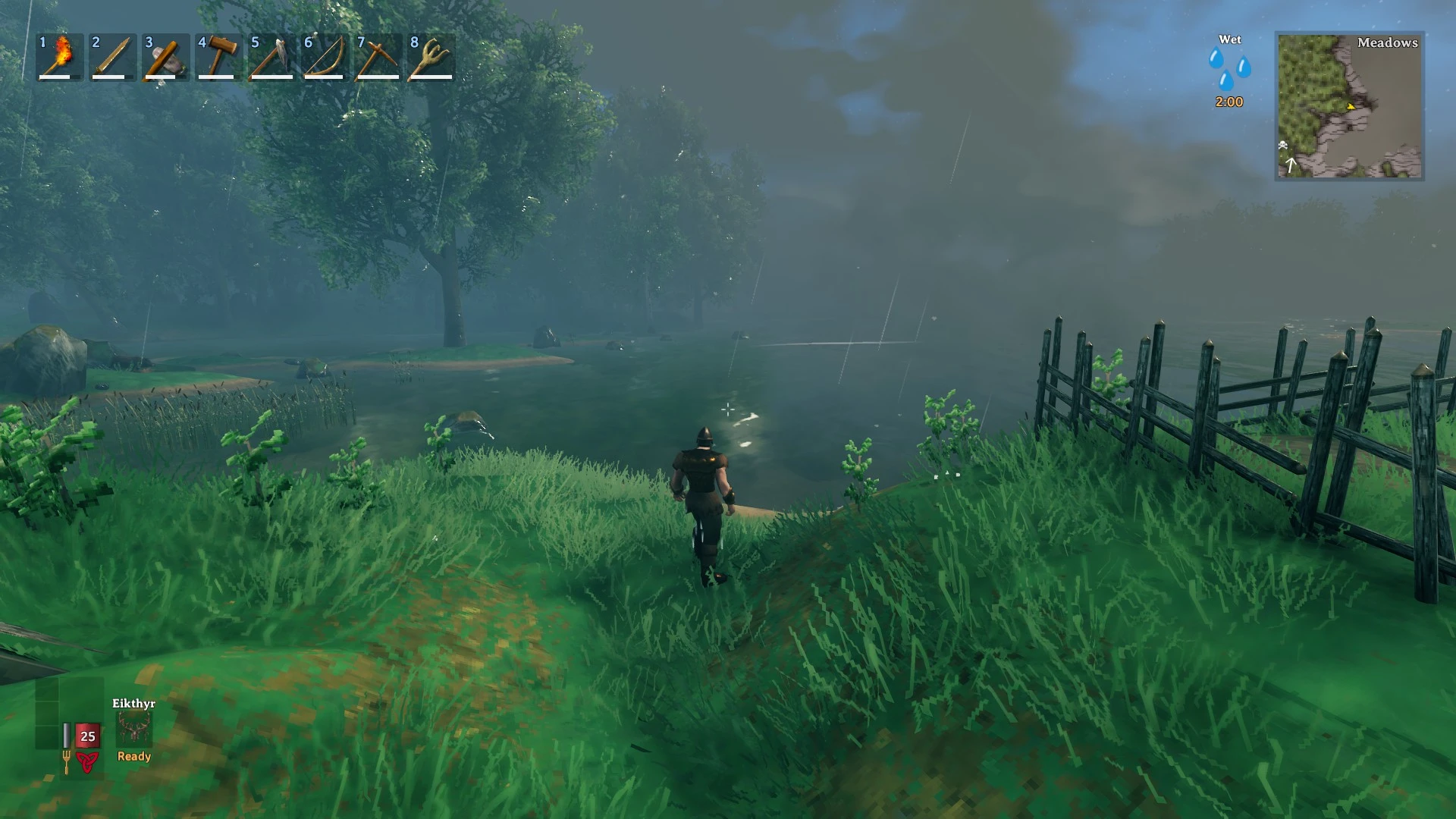 Valheim "Включение-выключение тумана и облаков"