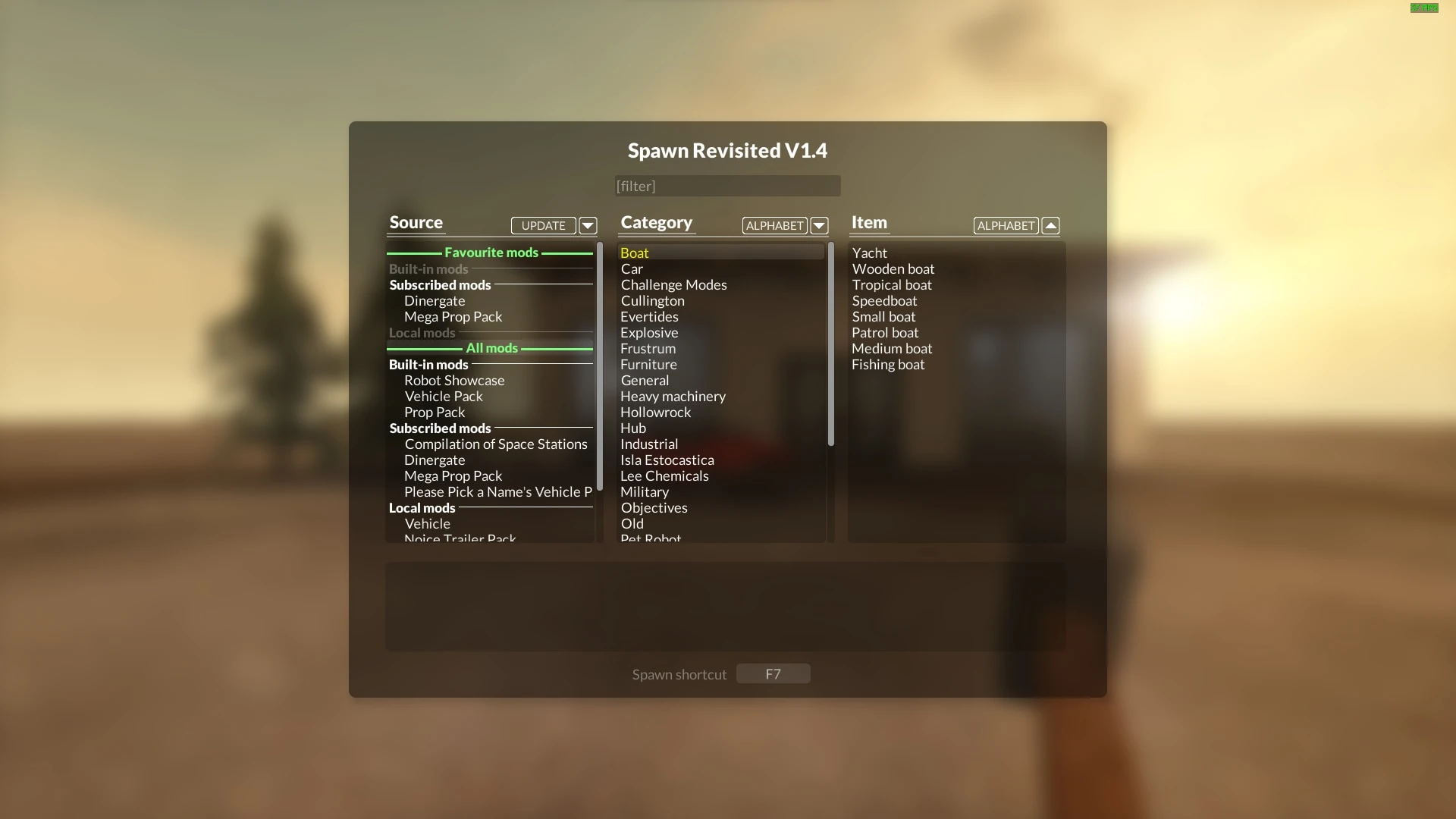 Teardown "Обновление Spawn версии" [1.9]