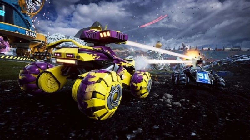 Switchblade - автомобильный MOBA шутер с боевым транспортом теперь доступен бесплатно